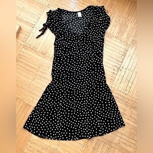 Cute mini dress with button details